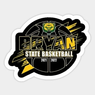 BRYAN STATE BASKETBALL Sticker